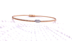 Simon G Rose Gold Bangle Bracelet A846LB2341