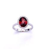 PeJay Creations Garnet Ring C070FD15881GAR