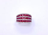 Triple Row Ruby and Diamond Ring C317ZR1148209157