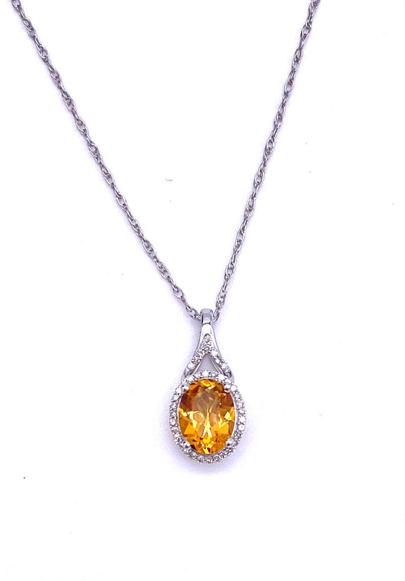 Citrine Necklace F330B381280