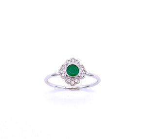 Emerald and Diamond Ring C087RM3921W