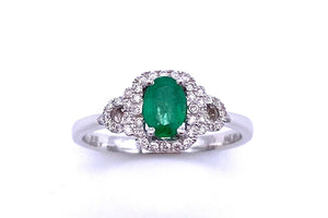 Emerald and Diamond Ring C330B241419