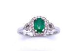 Emerald and Diamond Ring C330B241419