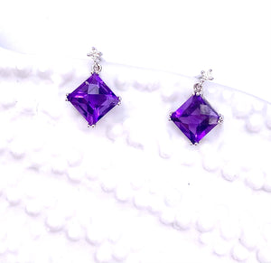 Amethyst Earrings F314STE146CKA