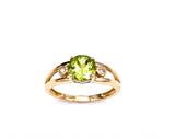 Peridot Ring in Yellow Gold C368R70DTT2I