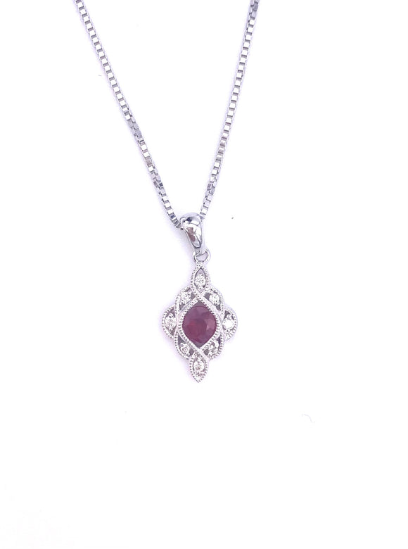 Ruby Necklace F087P4139W