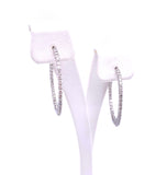 Inside Out Diamond Hoop Earrings 1.25 TDW A330B301002