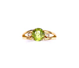 Peridot Ring in Yellow Gold C368R70DTT2I