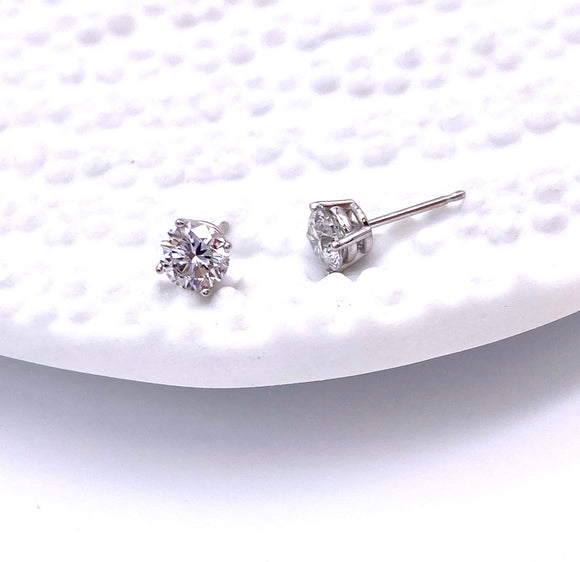 .75 Carat Total Weight Diamond Stud Earrings A025BA75BW