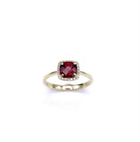 Garnet Ring in Yellow Gold C223R8672GA