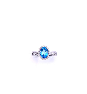 Blue Topaz Ring C330B375233