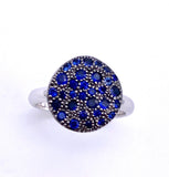 Pave Sapphire Ring C804RG02665WG