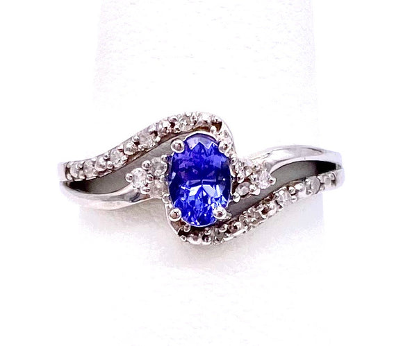 Oval Tanzanite and Diamond Ring C05081-8739W