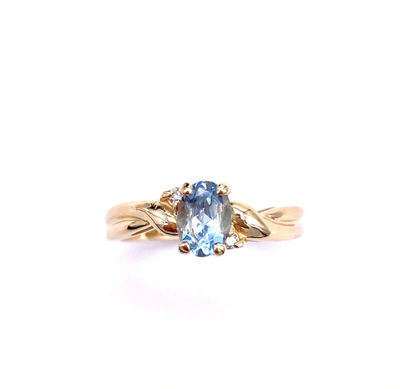 Aquamarine Ring in Yellow Gold C3905351FD11