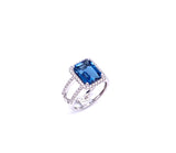 London Blue Topaz Ring C223R13850WLNBT