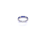 Blue Sapphire and Diamond Band Ring C401R03589SAW