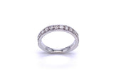 White Gold Diamond Band With Polished Edge A245KB75BW