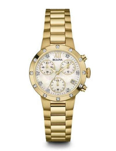 Ladies Bulova Diamond Watch E31998R216