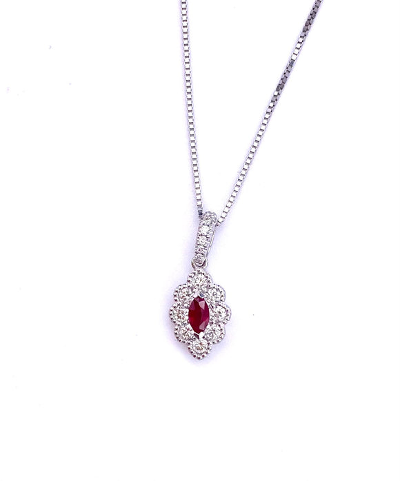 Petite Ruby Necklace F087P4169W