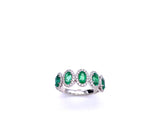 Oval Emerald Band Ring C093MR773-39