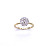 Two Tone Gold Diamond Pave Ring A3172R1898Y211160